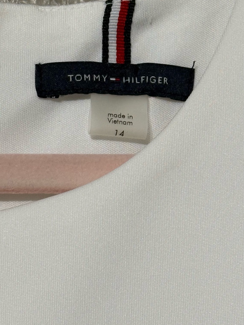 Tommy Hilfiger White Midi Dress with Ruffle Sleeves - Picture 2 of 7